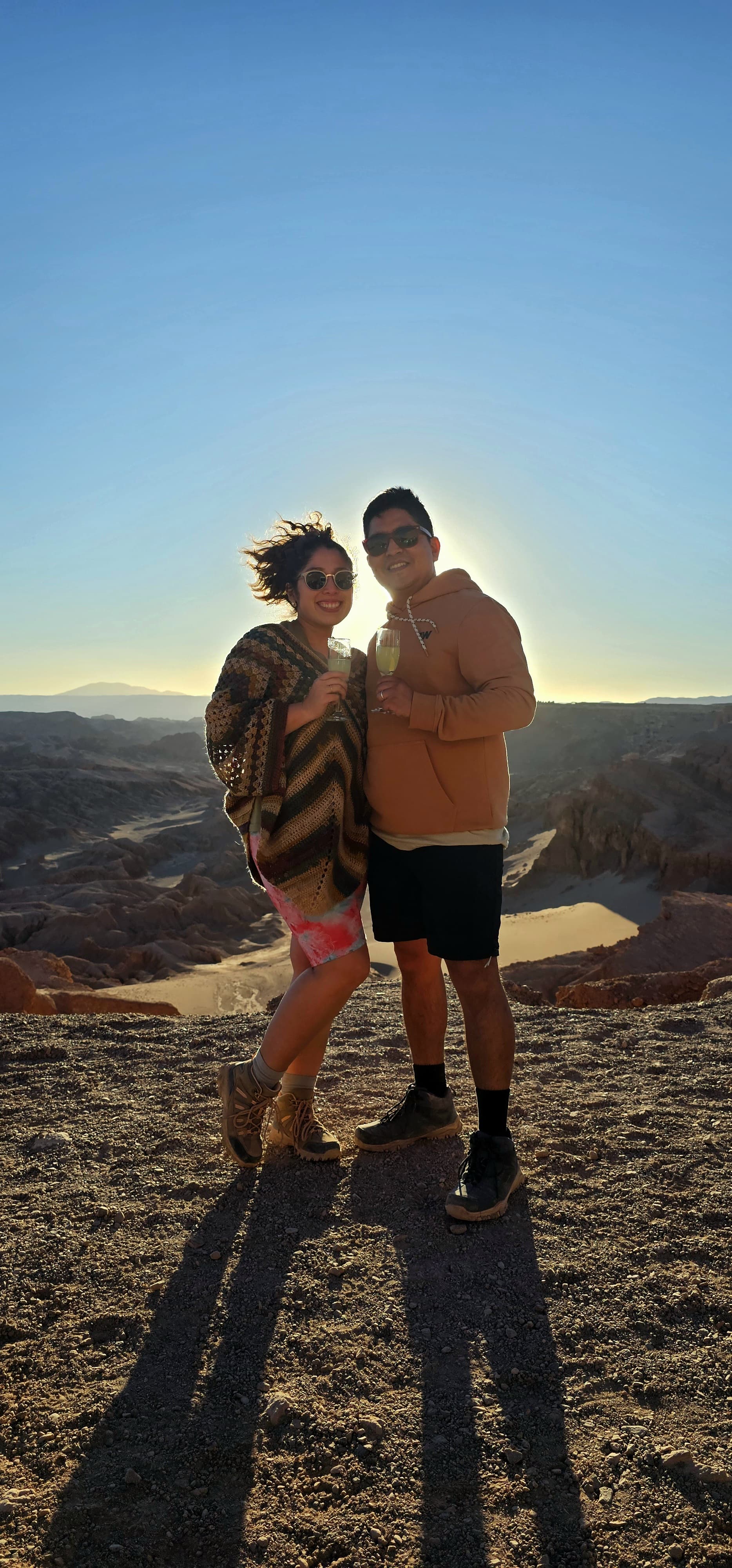 Bajo la inmesidad del cielo estrellado del desierto de Atacama