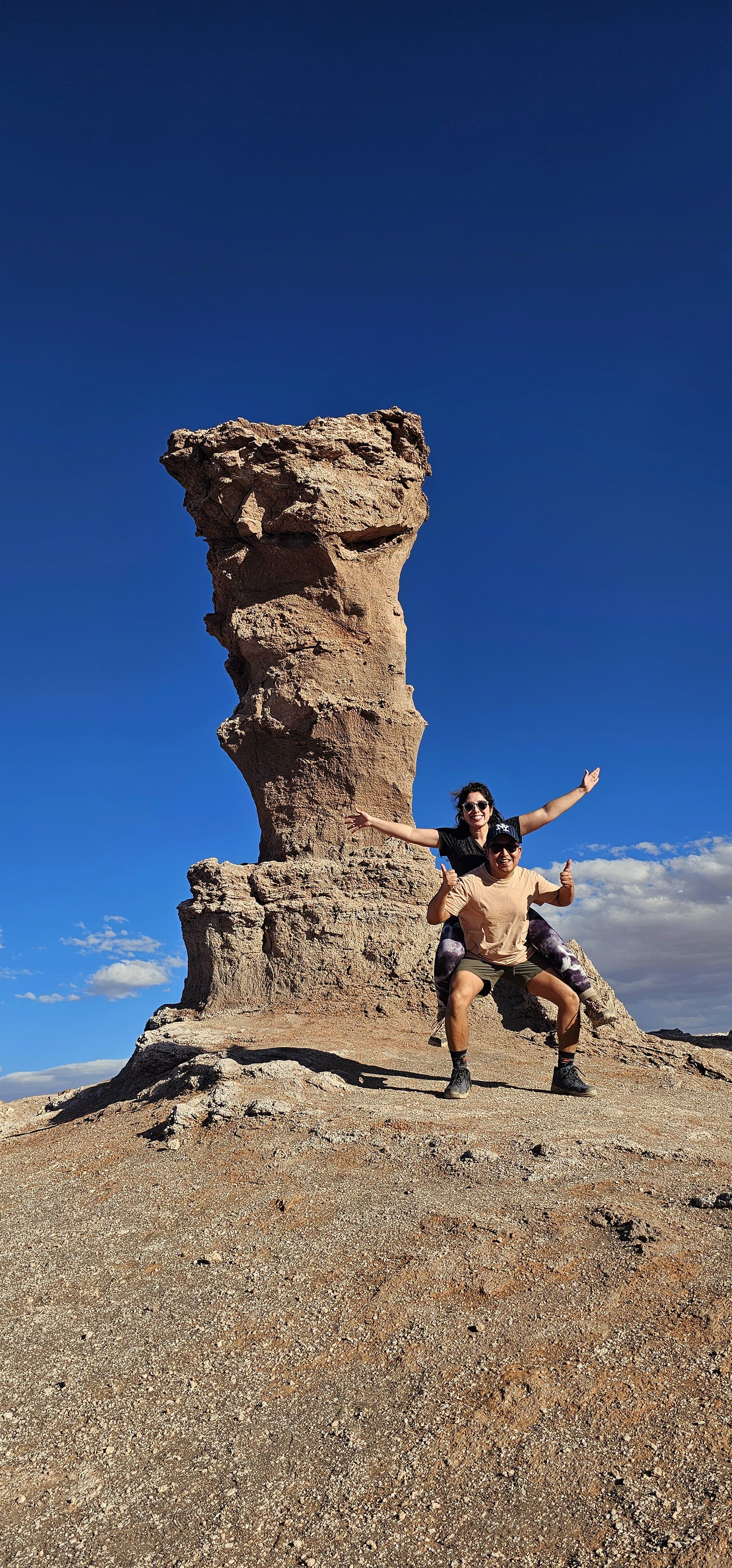 Bajo la inmesidad del cielo estrellado del desierto de Atacama